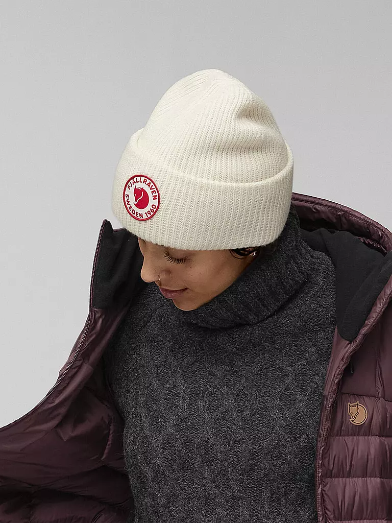 FJÄLLRÄVEN | Mütze 1960 Logo | weiss