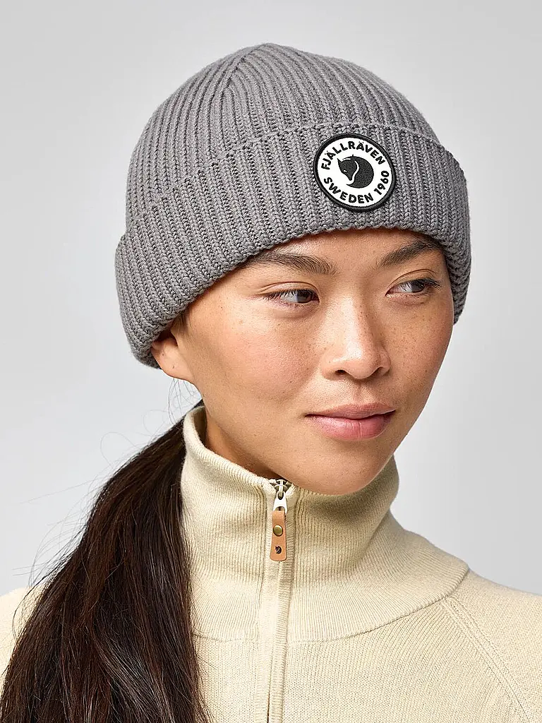 FJÄLLRÄVEN | Mütze Lite Logo 1960 | hellgrau
