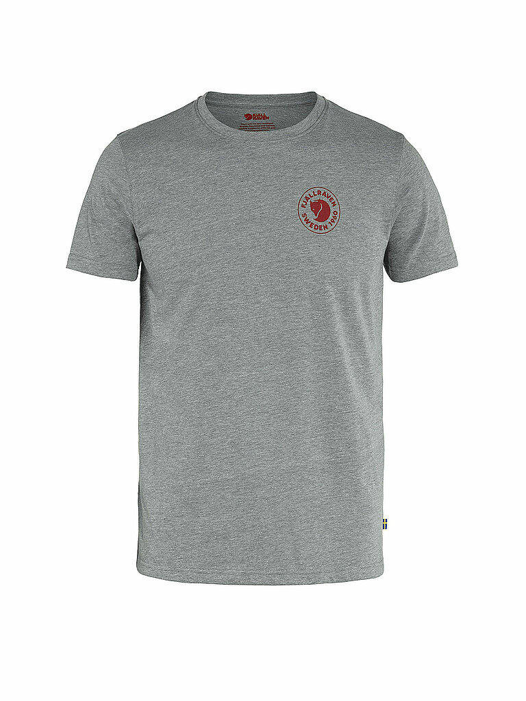 Fjällräven Funktionsshirt Jersey Bio-Baumwolle-Polyester Hellgrau