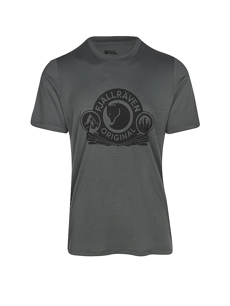 Fjällräven Funktionsshirt Classic Merino Wool-Polyester Grau
