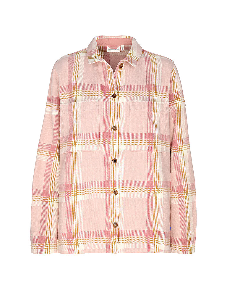 FJÄLLRÄVEN Damen Outdoor Bluse Singi Flannel Overshirt beige | S