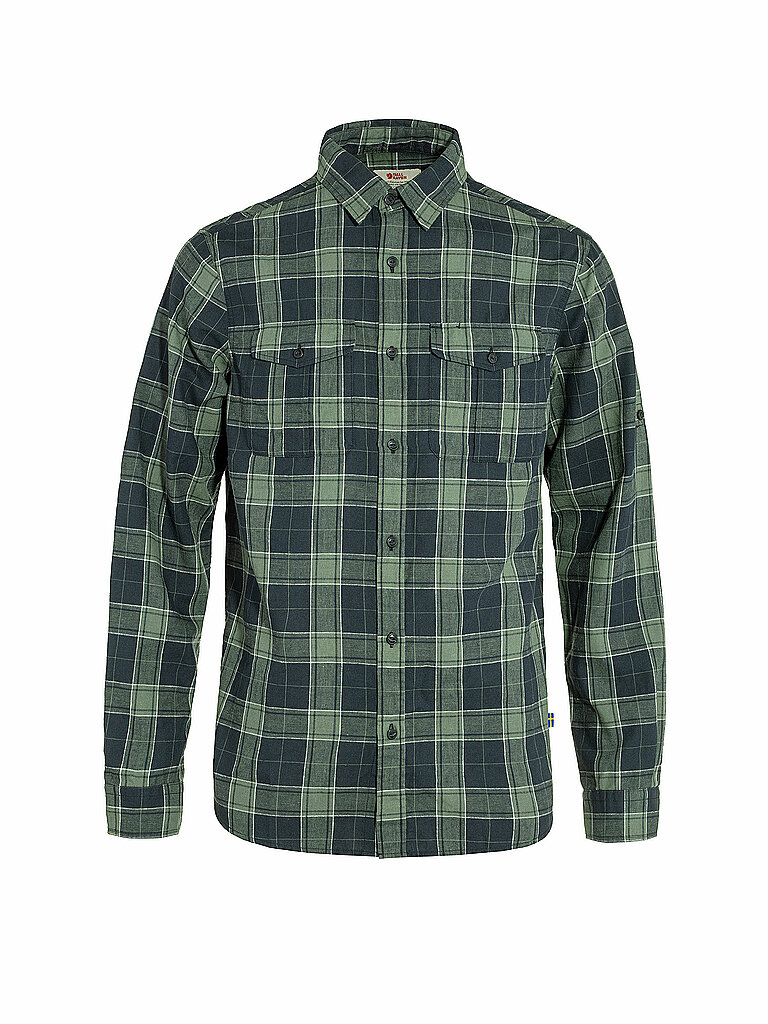 Fjällräven Shirt Long Sleeve Comfort Fit Hemp Dunkelblau