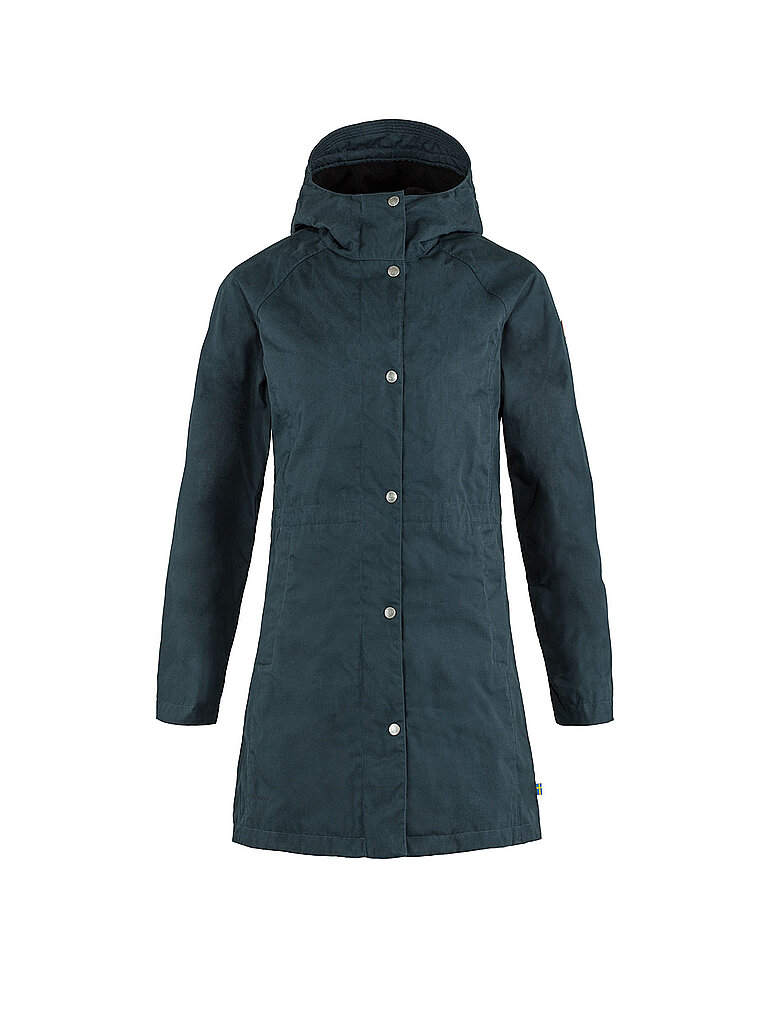 FJÄLLRÄVEN Damen Winterparka Karla Hydratic Hoodie dunkelblau XS W