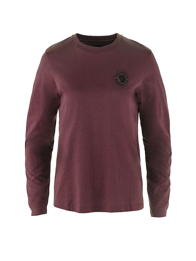 FJÄLLRÄVEN Damen Funktionsshirt 1960 Logo dunkelrot | XS