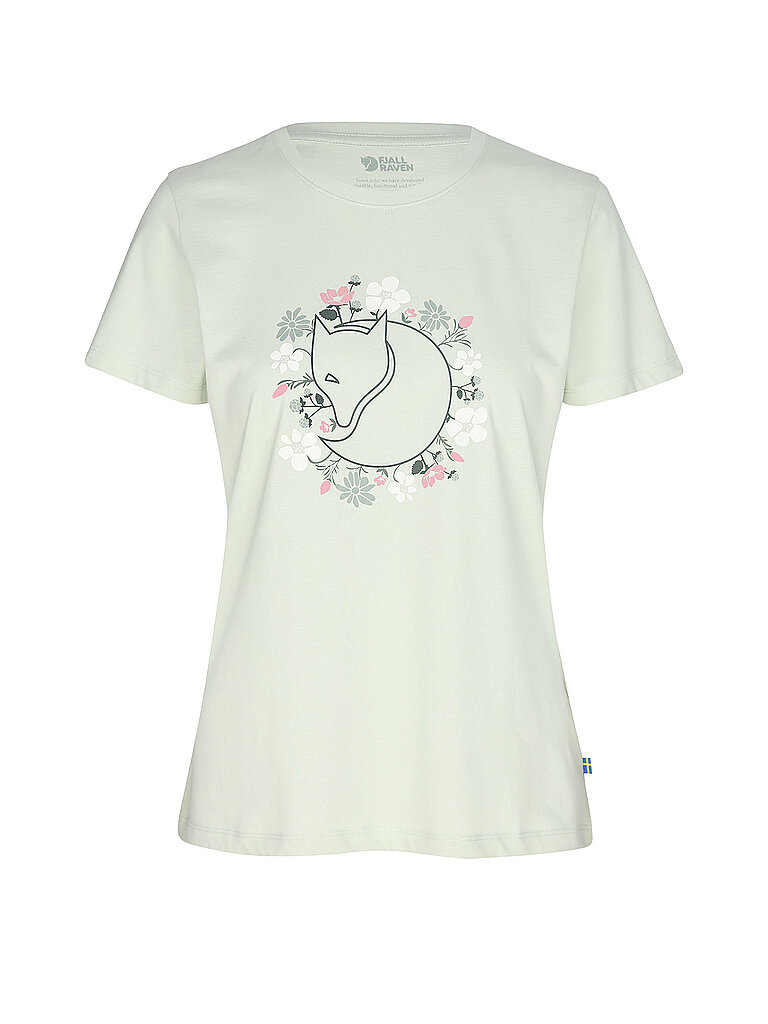 Fjällräven T-Shirt Print Bio-Baumwolle Gruen