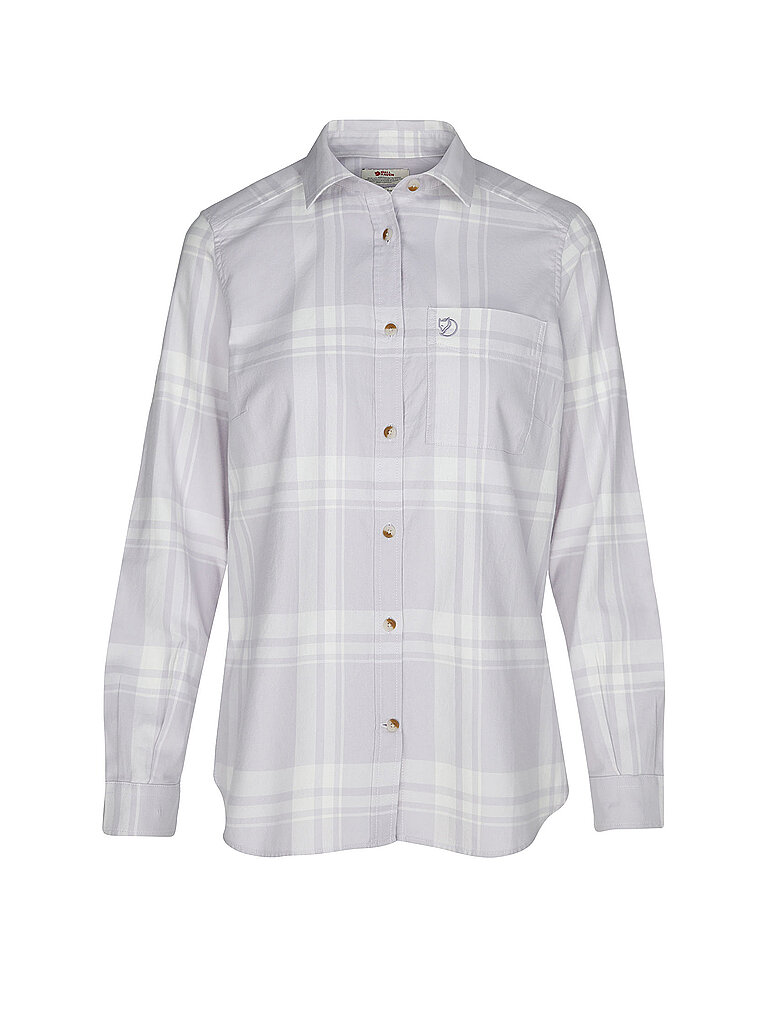 Fjällräven Bluse Flannel Bio-Baumwollflanell Lila