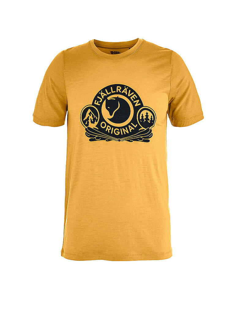 FJÄLLRÄVEN Herren Funktionsshirt Abisko Wool Classic gold XL M