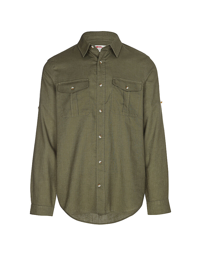 FJÄLLRÄVEN Herren Hemd Övik Travel olive M M