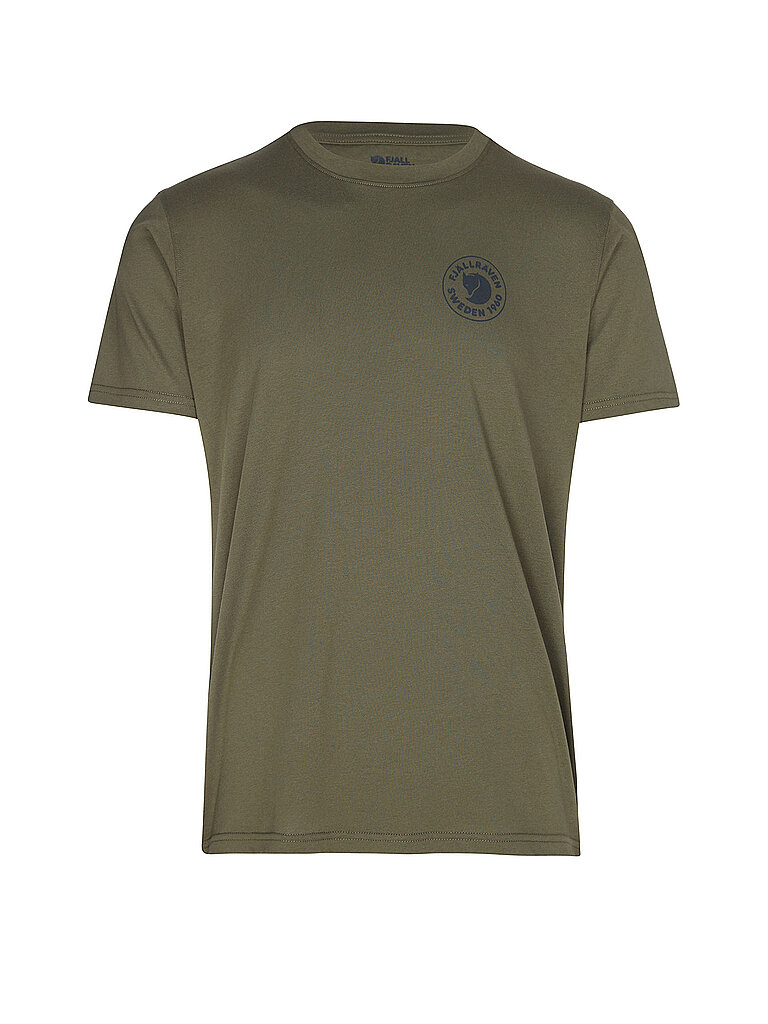 FJÄLLRÄVEN Herren Funktionsshirt 1960 Logo dunkelgrün | S
