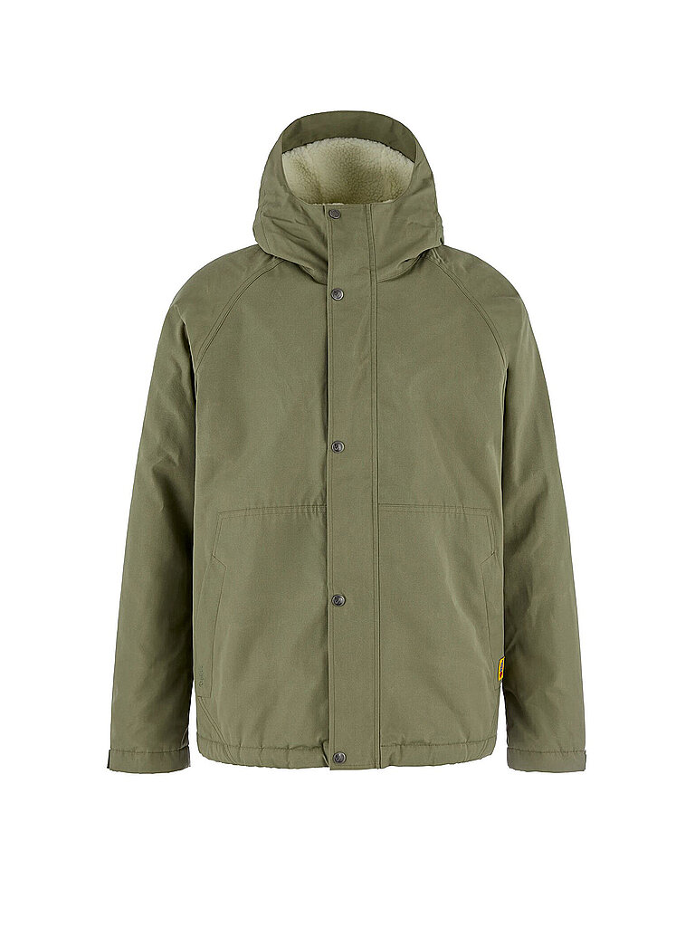 FJÄLLRÄVEN Herren Winterjacke Vardag G-1000 Hoodie olive | M