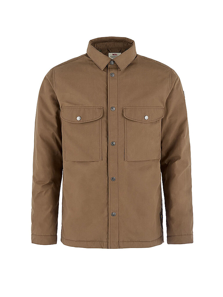 FJÄLLRÄVEN Herren Winter Isojacke Oevik Down Knöpfe G-1000 braun | L
