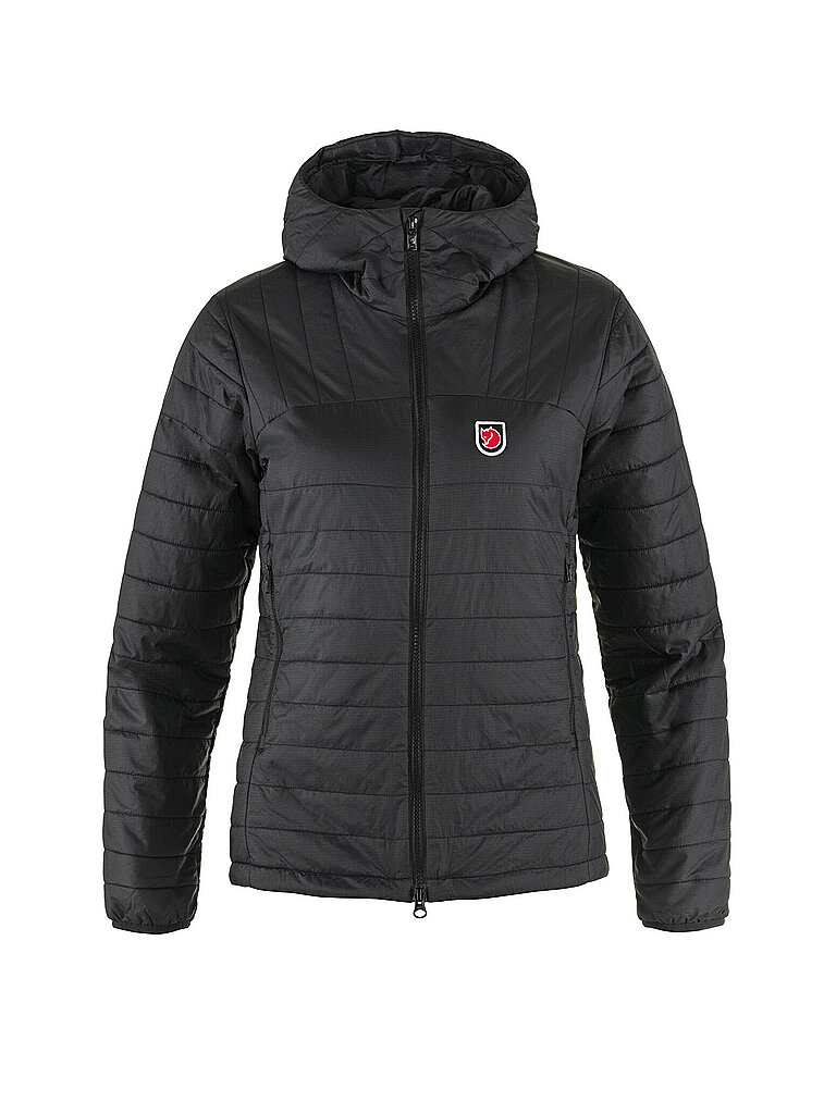 FJÄLLRÄVEN Damen Isojacke Expedition X-lätt Hoodie schwarz | M