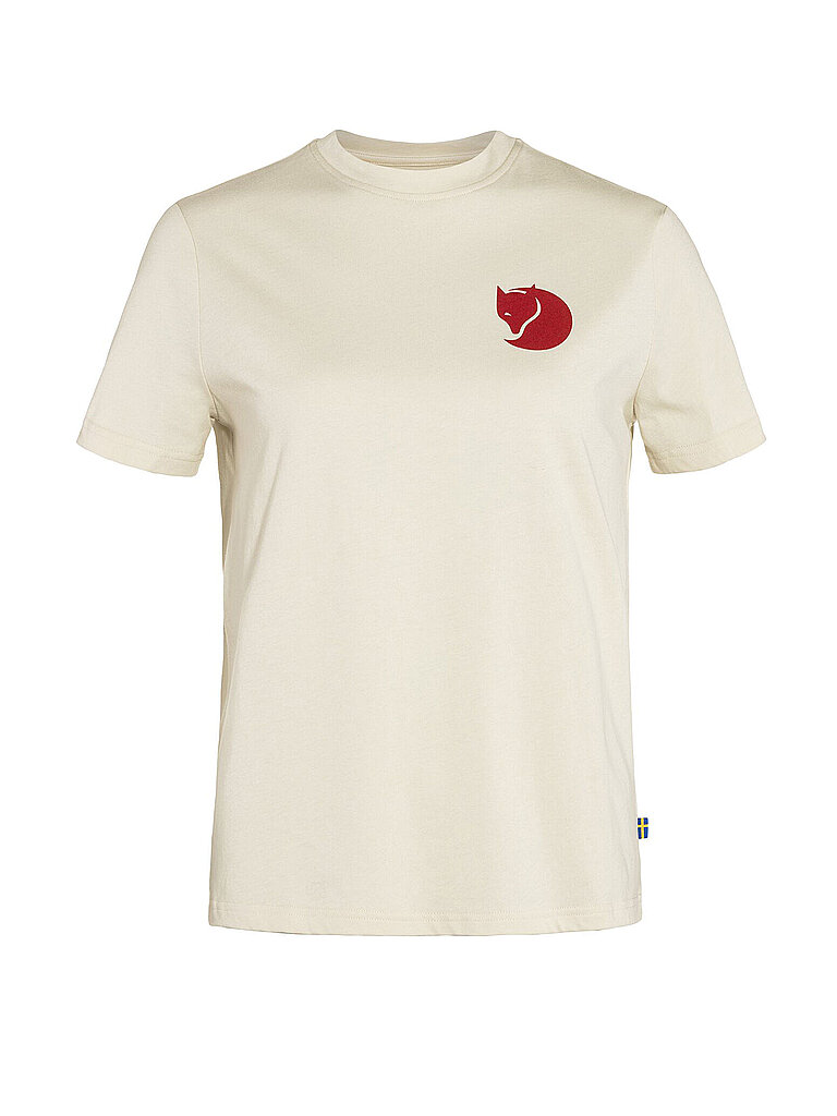 FJÄLLRÄVEN Damen Funktionsshirt Fox Boxy Logo creme | XS