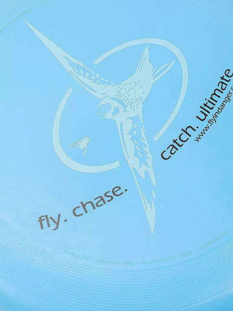 FLY IN DANGER | Frisbee Sport Disc FCC | hellblau