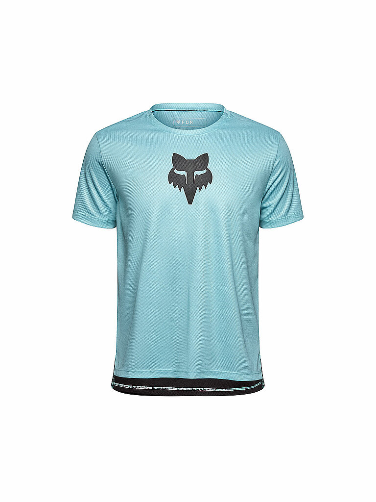 FOX Kinder Radtrikot Ranger Head Mesh hellblau