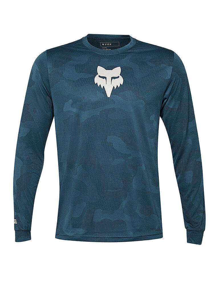 FOX Shirt Langarm-Jersey TruDri Dunkelblau