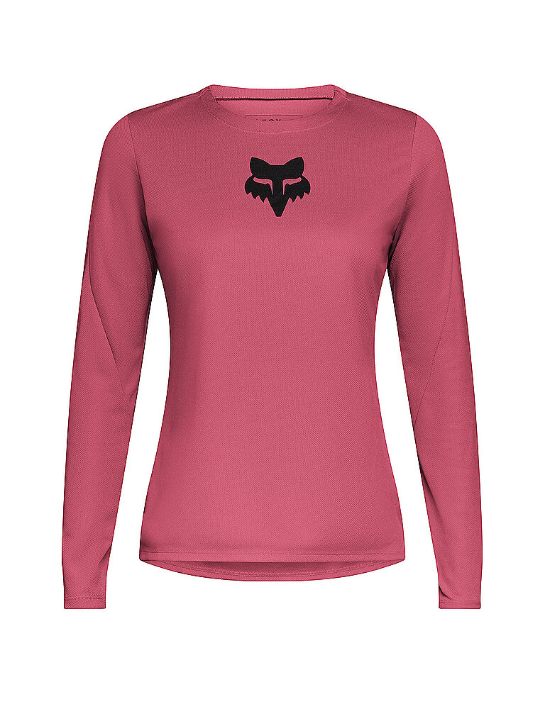 FOX Radtrikot Langarm Mesh Pink