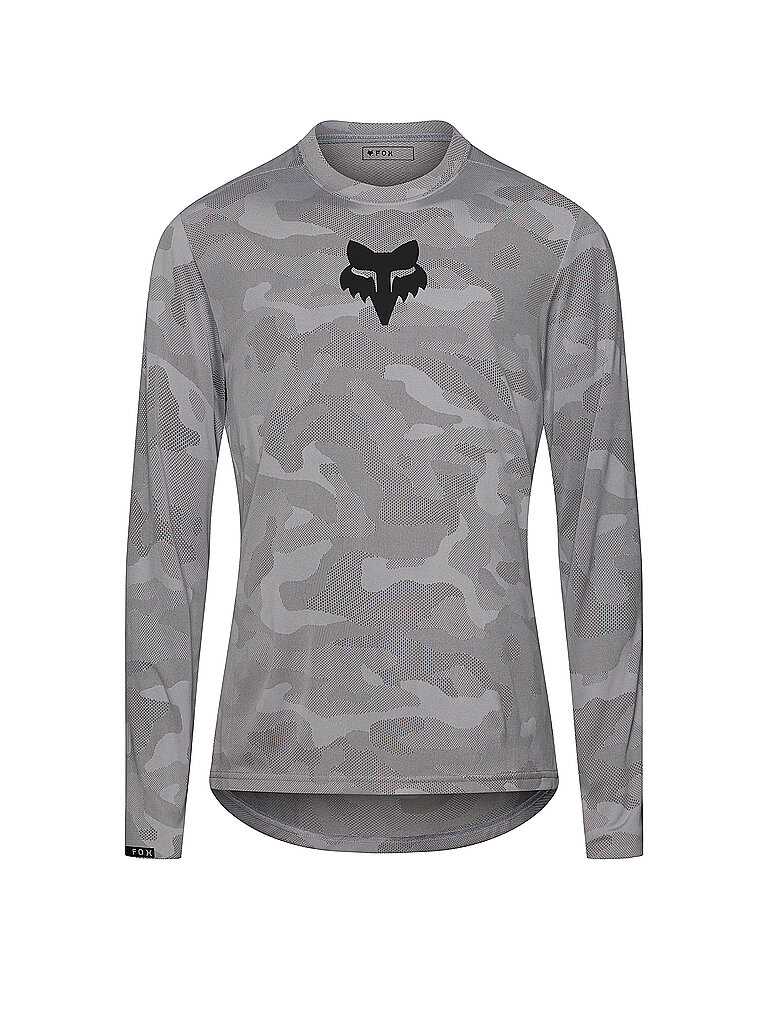 FOX Herren Radshirt  Langarm-Jersey Ranger TruDri grau | S