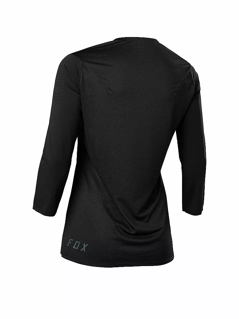 FOX | Damen Radshirt Flexair mit 3/4-Ärmeln | schwarz