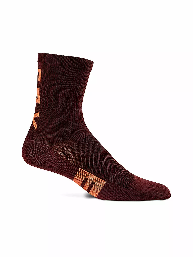 FOX | Damen Radsocken Flexair Merino 6" | rot