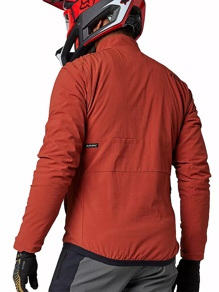 FOX | Herren Radjacke Defend Fire Alpha | kupfer