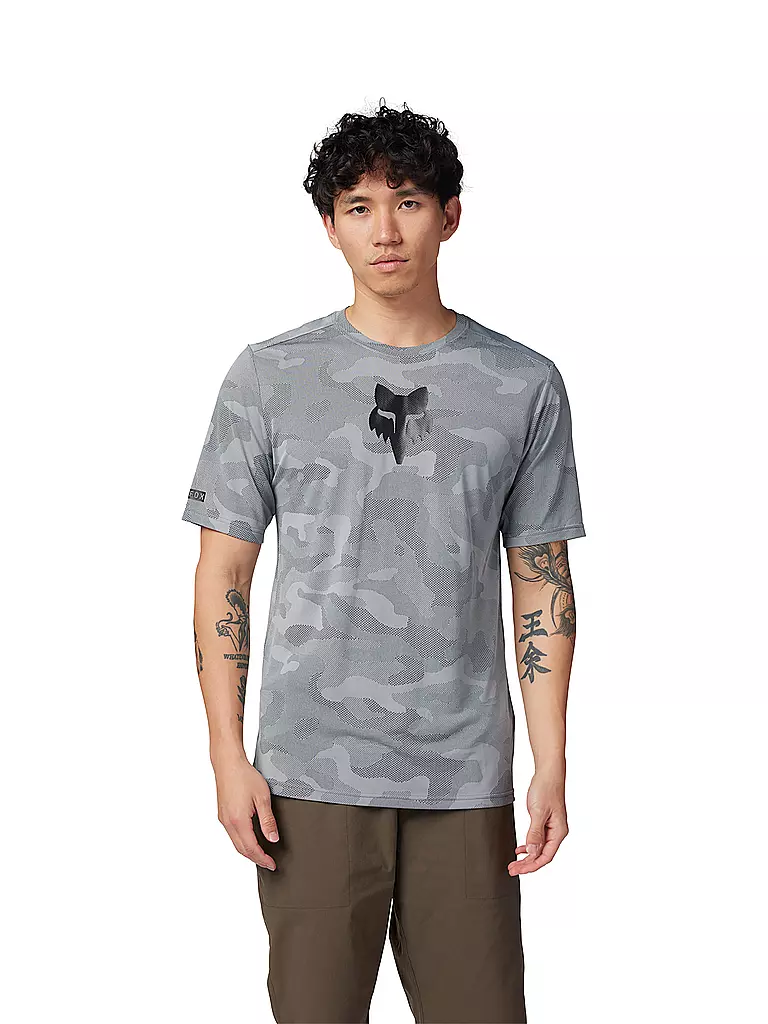 FOX | Herren Radshirt  Jersey Ranger TruDri™ | hellgrau