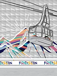 FREISEIN | Damen Multifunktionstuch HavensLadder | Hellgrau