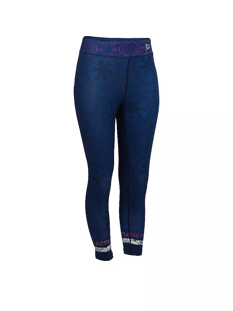 FREISEIN | Damen Tight SnowFlake | dunkelblau