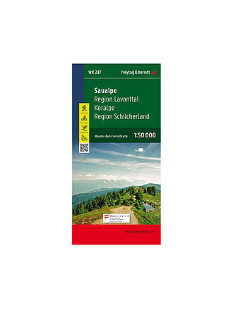 FREYTAG & BERNDT | Wanderkarte WK 237 Saualpe - Region Lavanttal - Koralpe - Region Schilcherland, 1:50.000