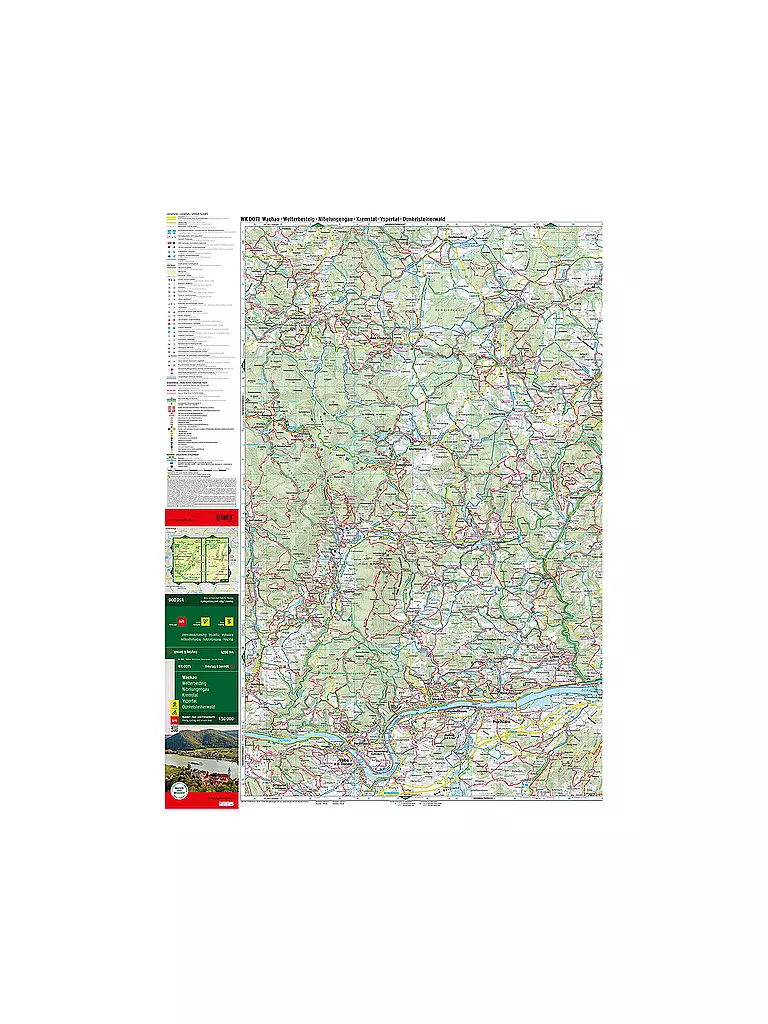 FREYTAG & BERNDT | Wander-, Rad- und Freizeitkarte WK 0071 Wachau, 1:50.000 | keine Farbe
