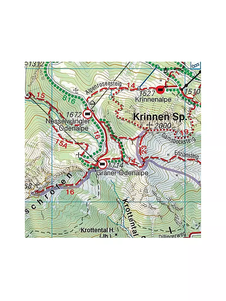 FREYTAG & BERNDT | Wanderkarte WK 5352 Tannheimer Tal, 1:35.000 | keine Farbe