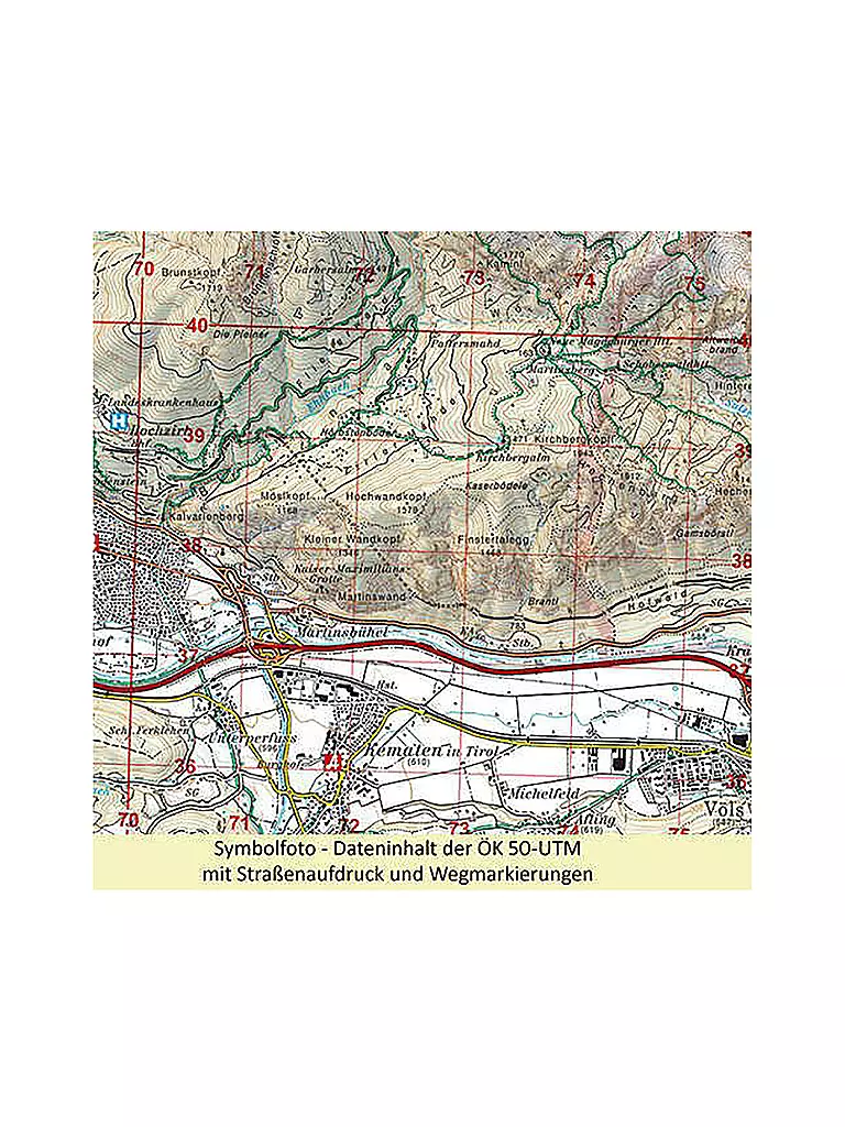 FREYTAG & BERNDT | BEV-Karte 3111, Spittal an der Drau 1:50.000 | keine Farbe