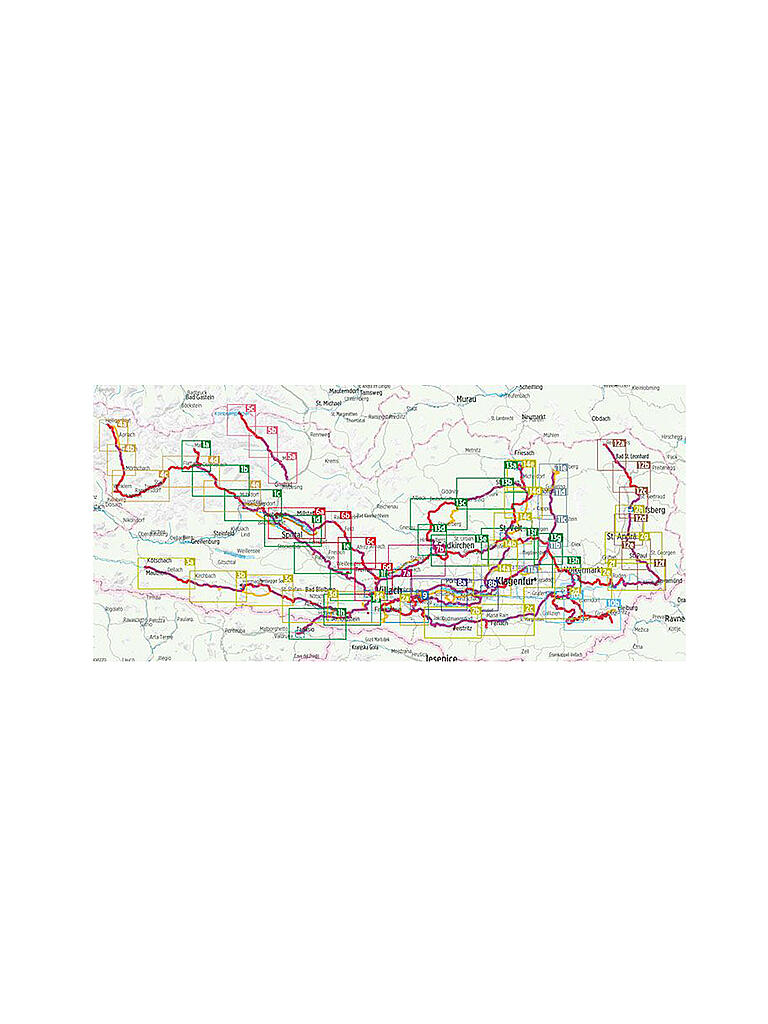 FREYTAG & BERNDT | Bikeline Radtourenbuch Radregion Kärnten 1:75.000 | keine Farbe