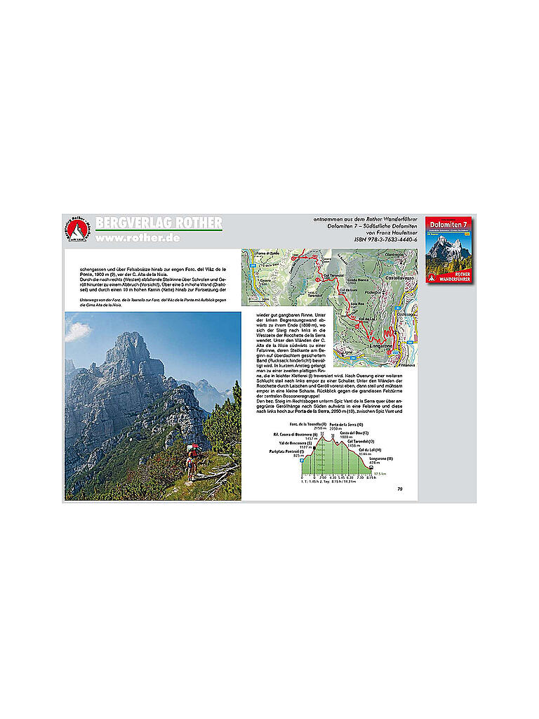 FREYTAG & BERNDT | Rother Wanderführer Dolomiten 7 | keine Farbe