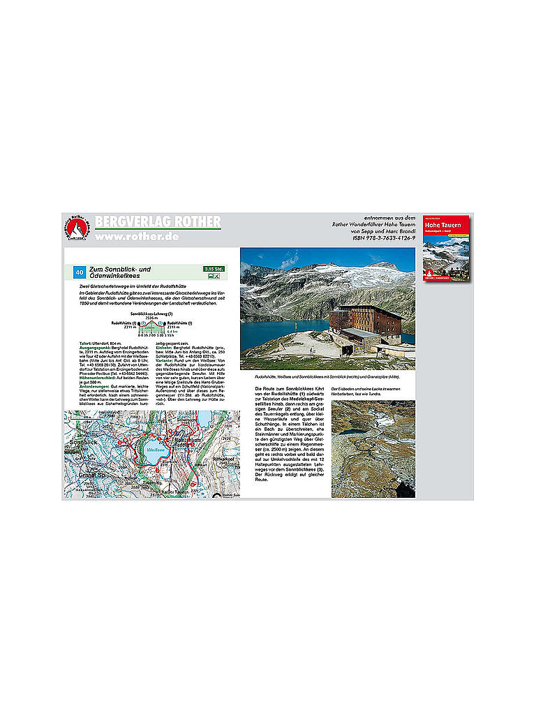 FREYTAG & BERNDT | Rother Wanderführer Hohe Tauern (Nationalpark - Nord) | keine Farbe