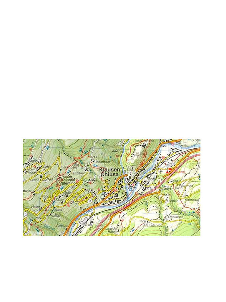 FREYTAG & BERNDT | Tabacco-Karte 031 Pragser Dolomiten/Dolomiti di Braies Enneberg/Marebbe 1:25.000 | keine Farbe