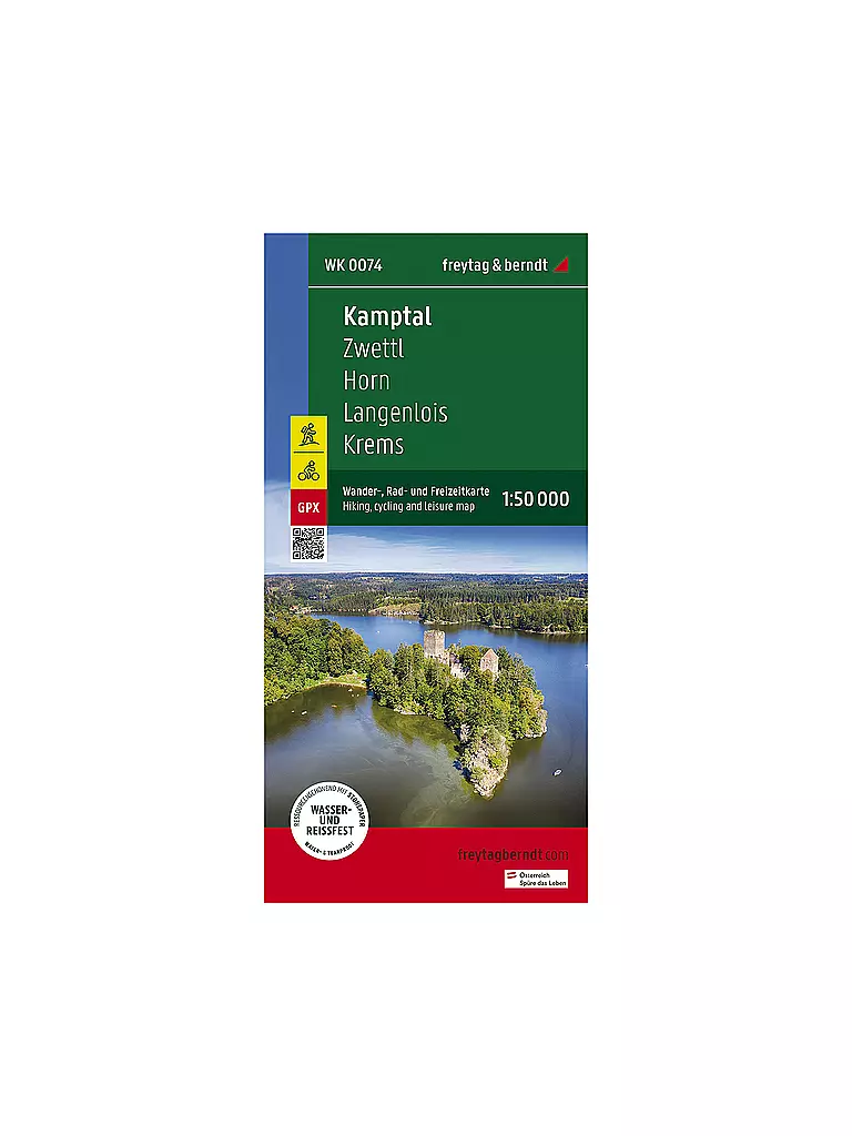 FREYTAG & BERNDT | Wanderkarte Kamptal 1:50.000 | keine Farbe