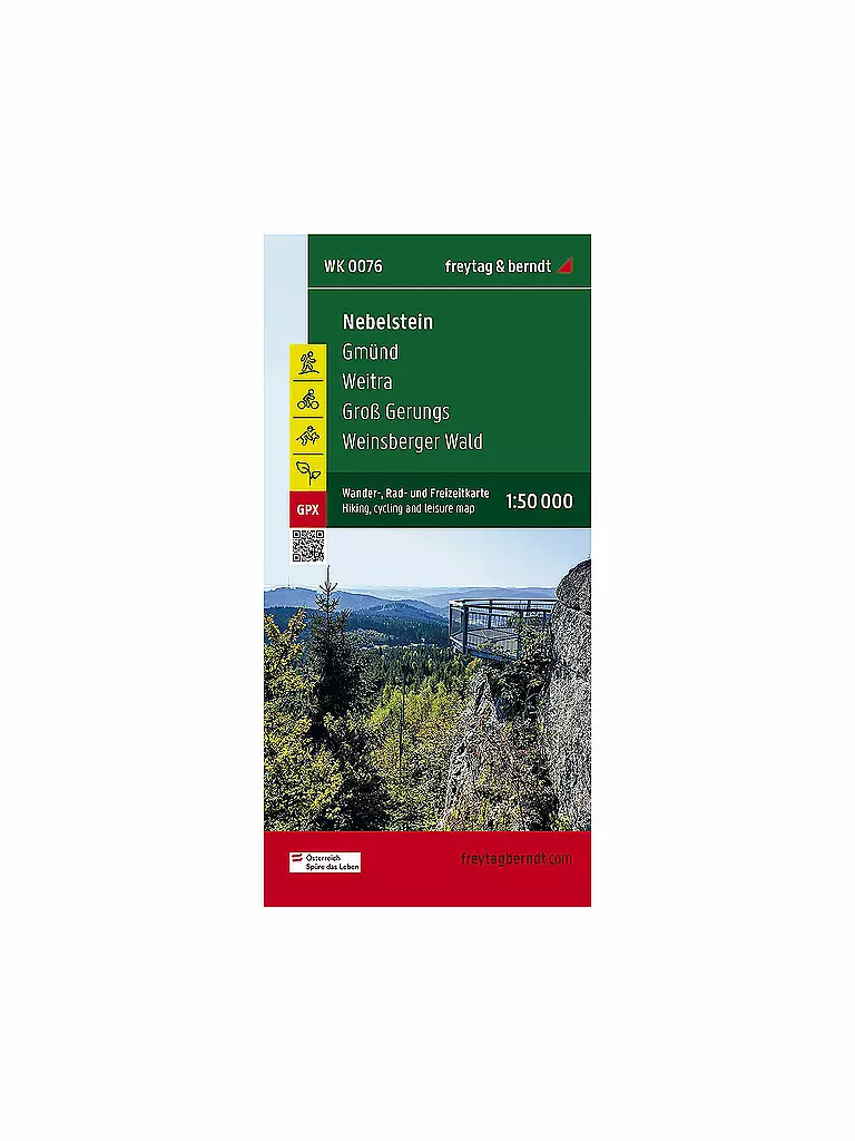 FREYTAG & BERNDT | Wanderkarte Nebelstein Maßstab 1:50.000 | keine Farbe