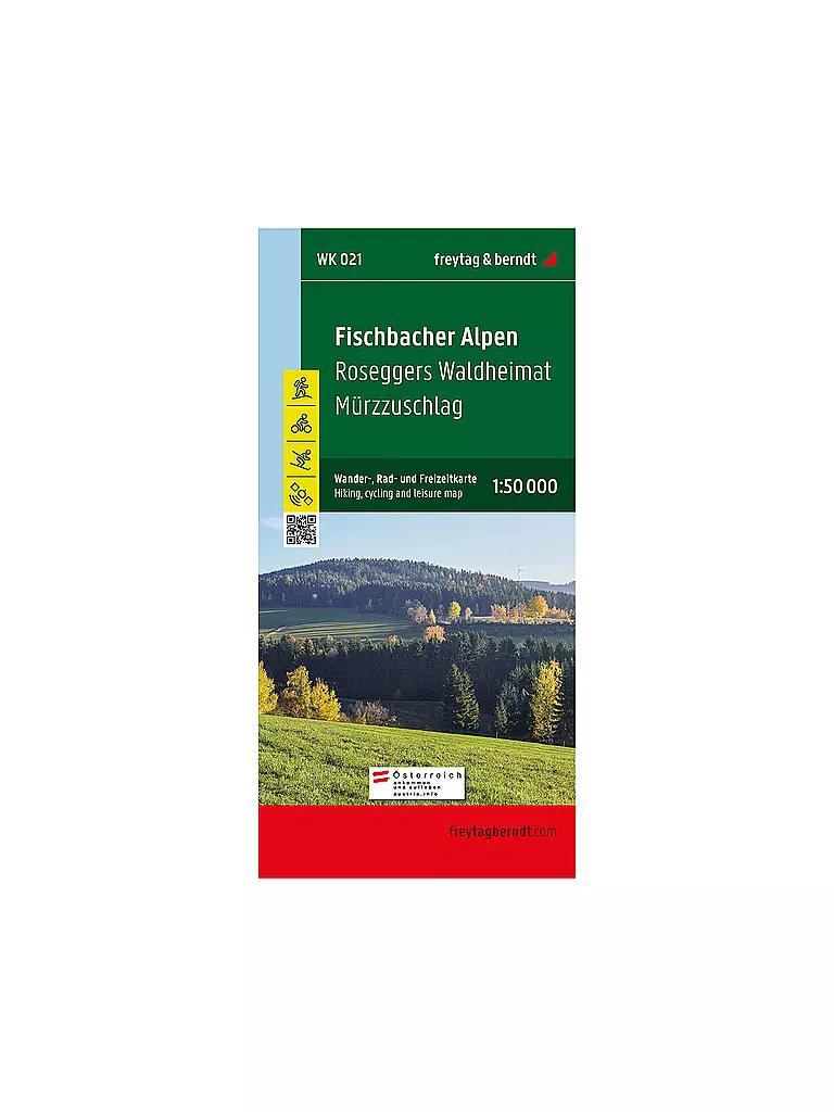 FREYTAG & BERNDT | Wanderkarte WK 021 Fischbacher Alpen, 1:50.000 | keine Farbe