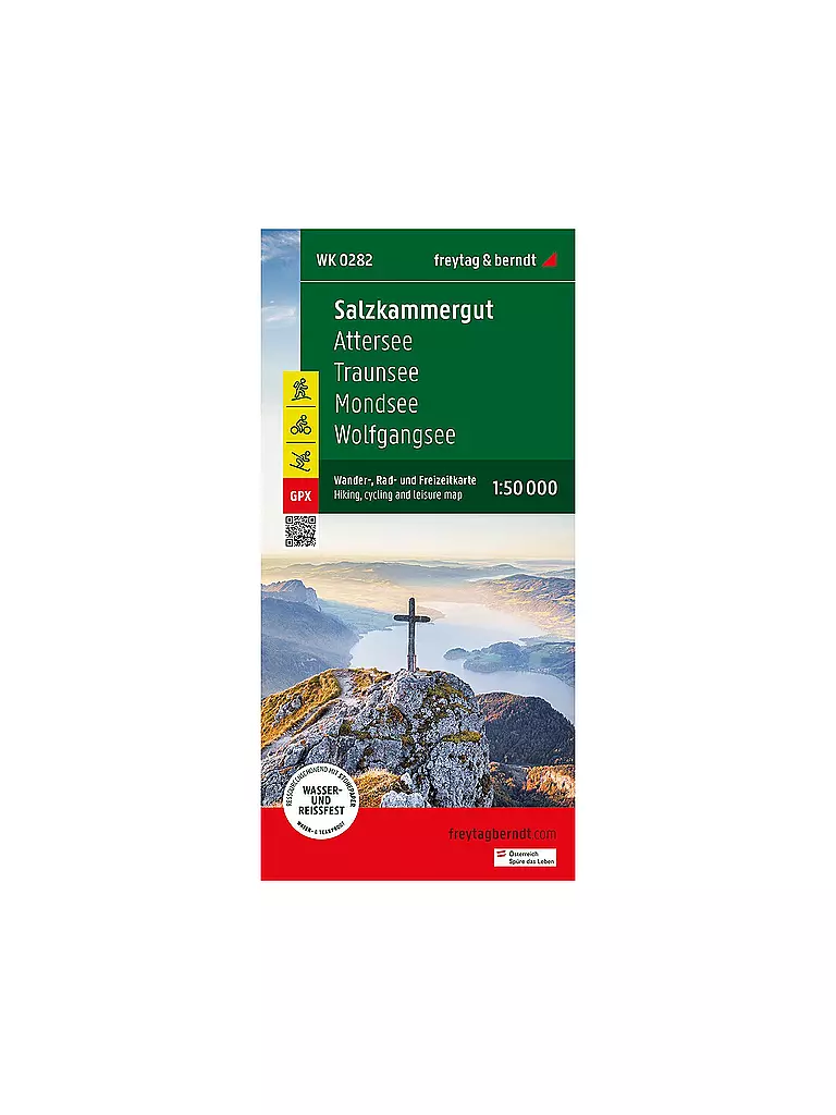 FREYTAG & BERNDT | Wanderkarte WK 0282 Salzkammergut, 1:50.000 | keine Farbe