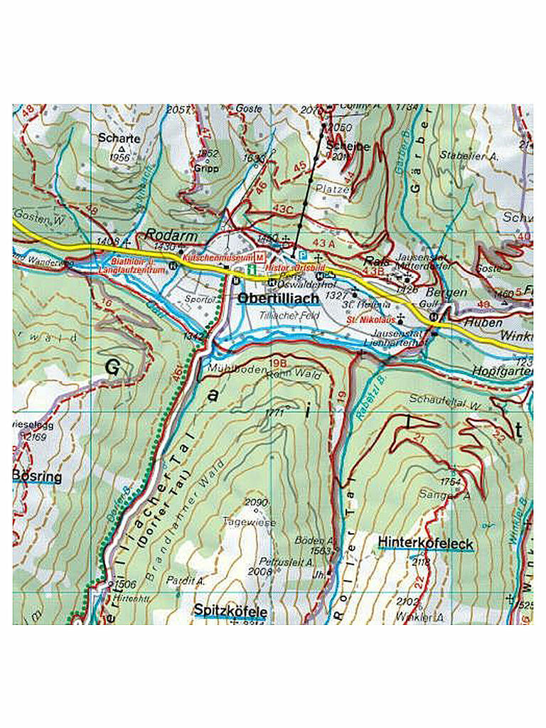 FREYTAG & BERNDT | Wanderkarte WK 182 Lienzer Dolomiten-Lesachtal-Villgratner Berge, 1:50.000 | keine Farbe