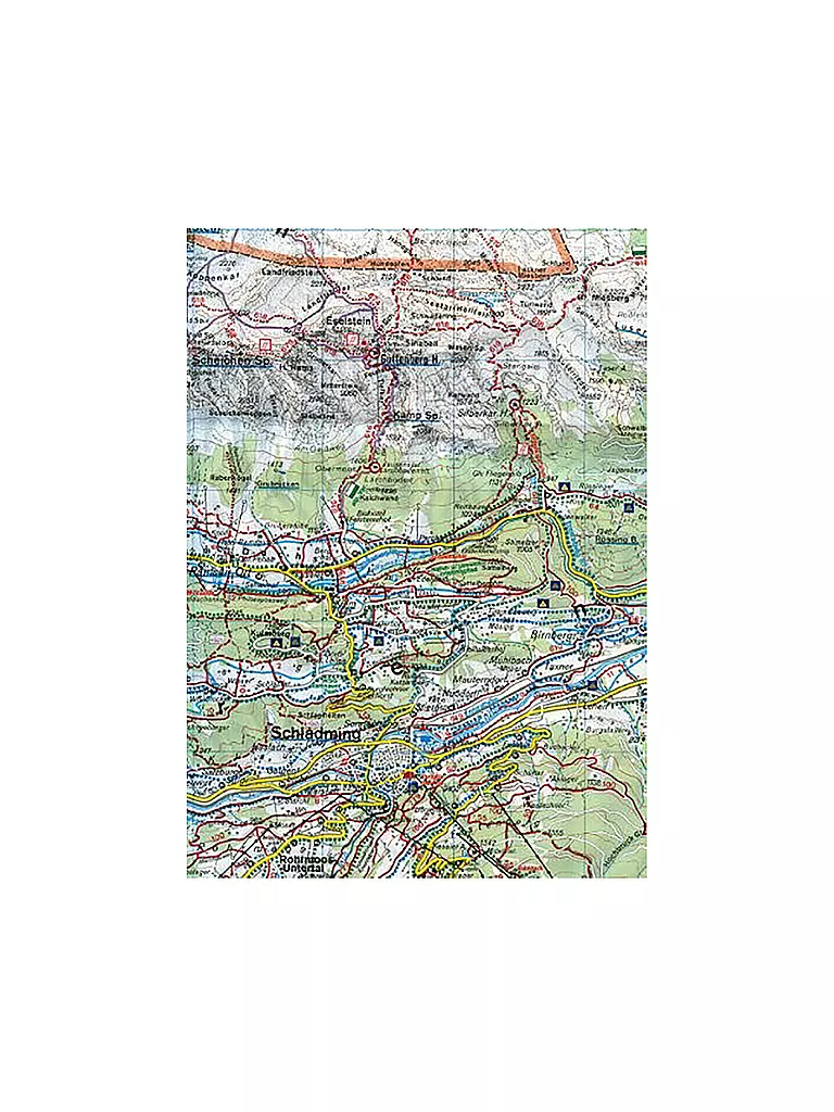 FREYTAG & BERNDT | Wanderkarte WK 201 Schladminger Tauern - Radstadt - Dachstein, 1:50.000 | keine Farbe