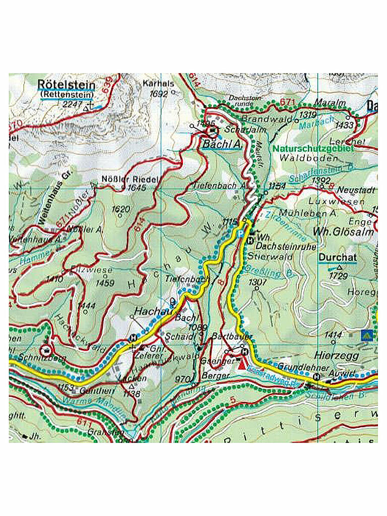 FREYTAG & BERNDT | Wanderkarte WK 201 Schladminger Tauern-Radstadt-Dachstein, 1:50.000 | keine Farbe