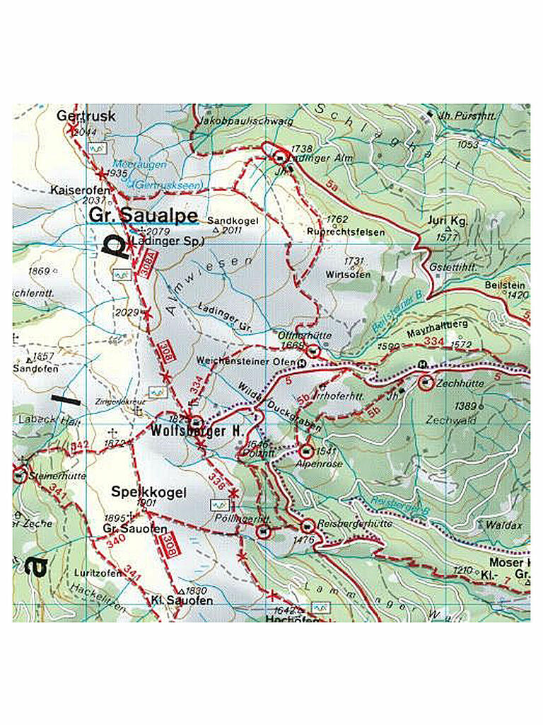 FREYTAG & BERNDT | Wanderkarte WK 237 Saualpe-Region Lavanttal-Koralpe-Region Schilcherland, 1:50.000 | keine Farbe