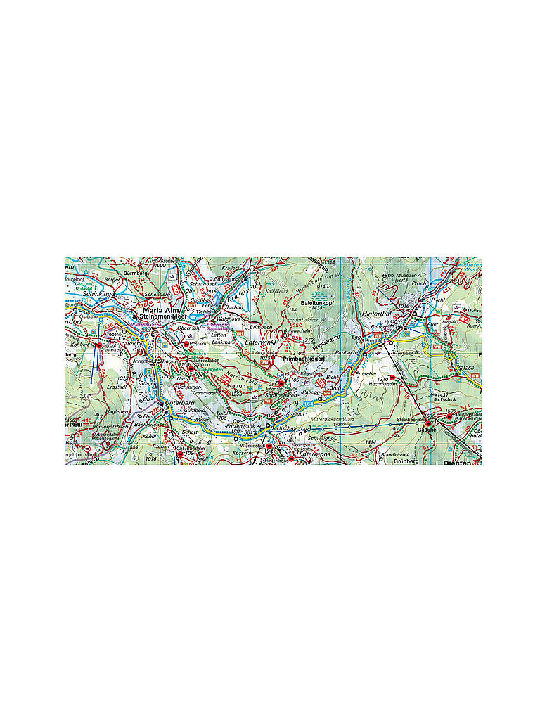 FREYTAG & BERNDT | WK 103 Pongau - Hochkönig - Saalfelden Wanderkarte 1:50.000 | keine Farbe