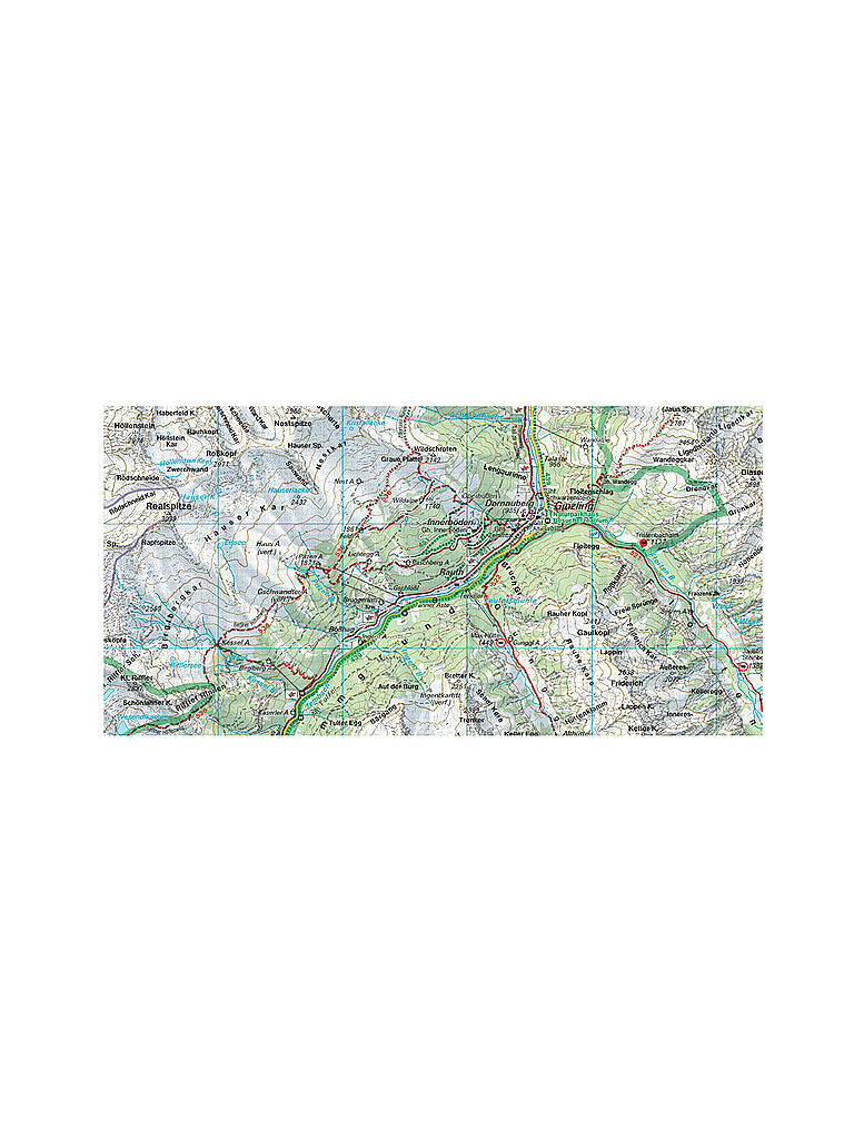 FREYTAG & BERNDT | WK 152 Mayrhofen - Zillertaler Alpen - Gerlos - Krimml - Tuxertal - Zell im Zillertal Wanderkarte 1:50.000 | keine Farbe