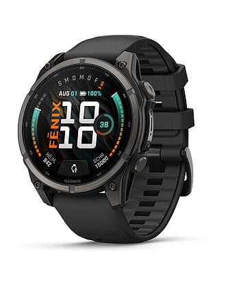 GARMIN | GPS-Multisport-Smartwatch Fenix 9 Schwarz/Carbongrau 47mm
