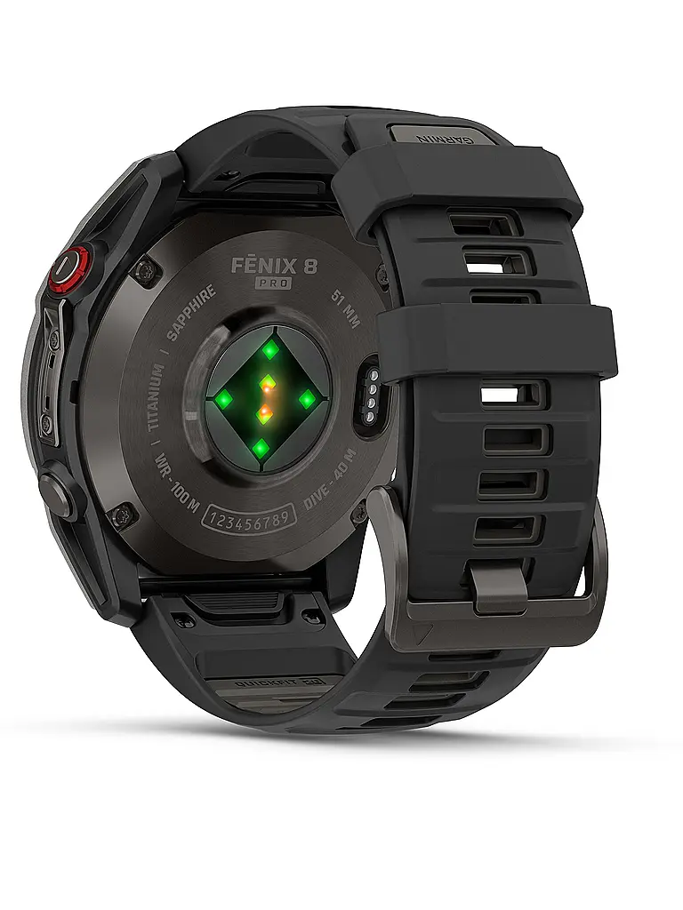 GARMIN | GPS-Multisportuhr fēnix® 8 Pro – 47 mm, AMOLED | schwarz