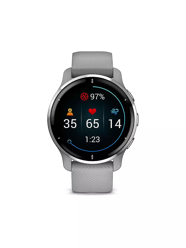 GARMIN | GPS-Smartwatch Venu 2 Plus | grau