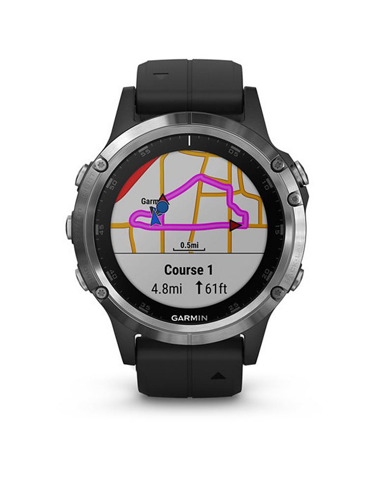 GARMIN | GPS-Sportuhr Fenix 5 Plus | schwarz